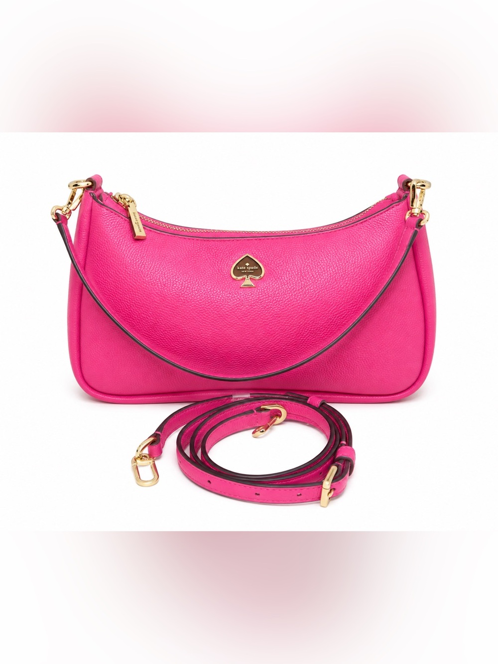 Kate Spade Pink pebble Leather Shoulder Bag